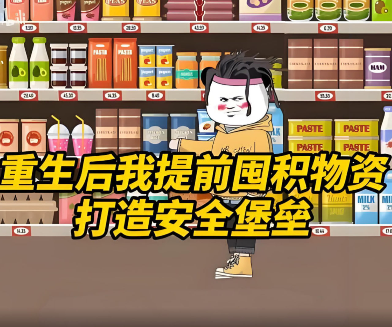 末世来临，洪水泛滥，重生后我提前囤物资，打造安全堡垒