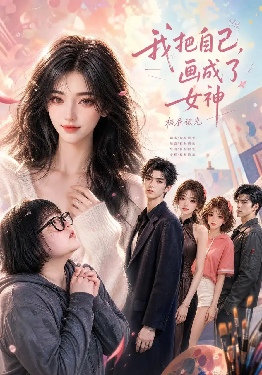我把自己，画成了女神
